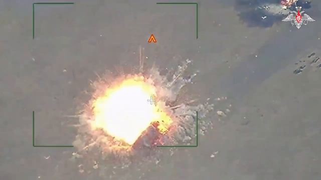 Красочное видео от МО РФ с поражением вертолётов ВСУ.