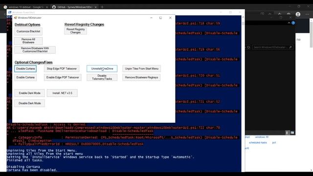 Debloat Windows 10