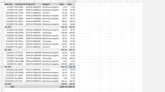 3 Reasons Not to Use the SUM Function | Google Sheets