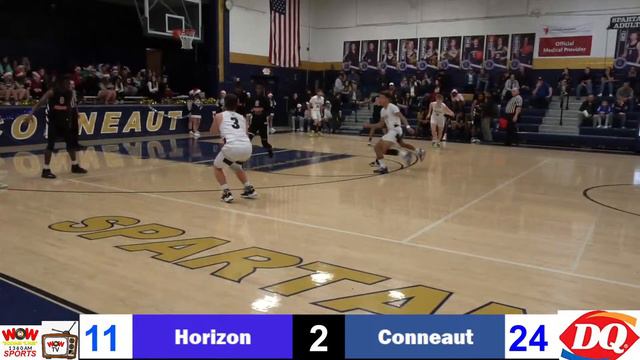 Conneaut Spartans Basketball vs Horizon Science Academy Dragons 12/14/2022