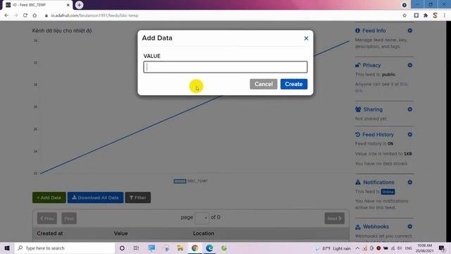 Bài 4. Gửi Dữ Liệu Lên Adafruit IO (Gateway IoT Python - TDF)