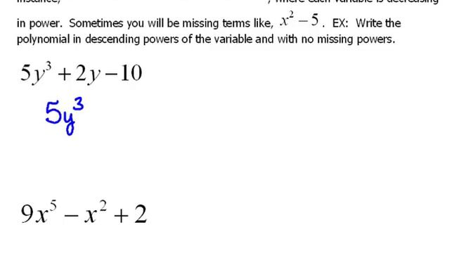 Writing in Descending Order 4.1