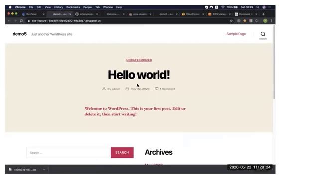 DevPanel Screenshot Tour