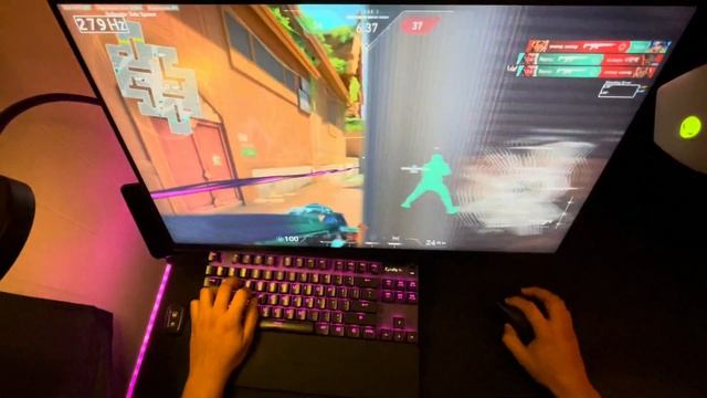 Alienware AW2521H 360Hz valorant test