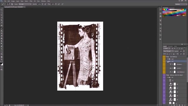 Retro Photoshop Action Tutorial