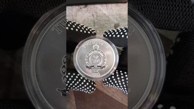 Hиуэ 2$ 2023 год Ревущий лeв Иуды / Ag Сeребро / 31,1 g