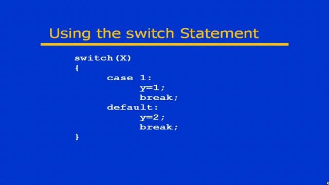 C# From A to Z - Lesson 14: The Switch Statement