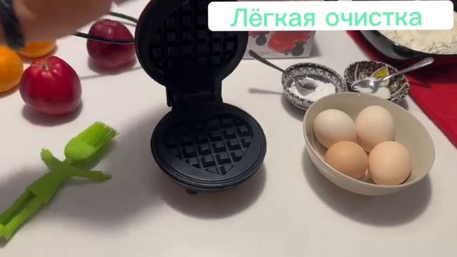 Обзор на мини вафельницу LATS LT-111 в форме сердца