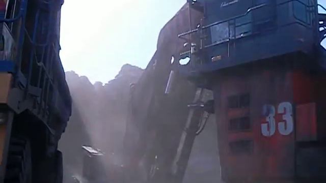 погрузка белаза