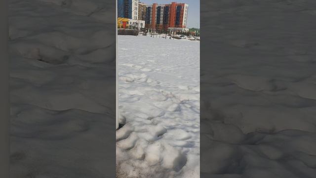 1 апреля снег Казани