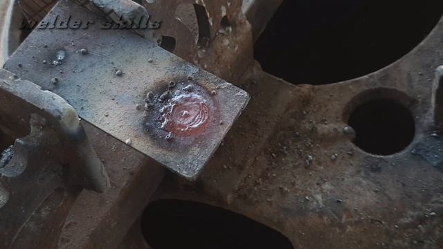 a simple trick to fill in the blank 1mm welding space