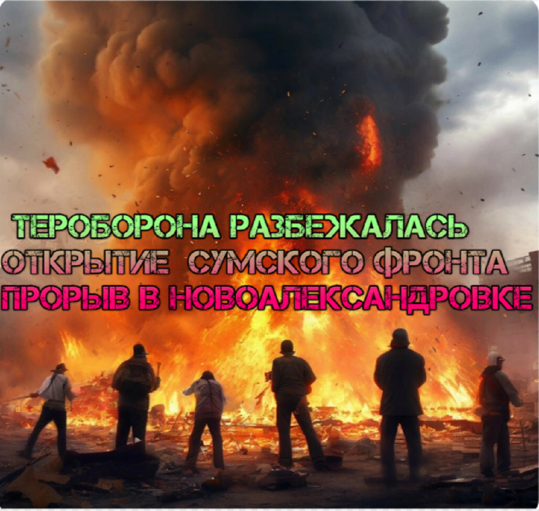 Украинский фронт-тероборона разбежалась Открытие  Сумского фронта Прорыв В Новоалександровке 11 июня