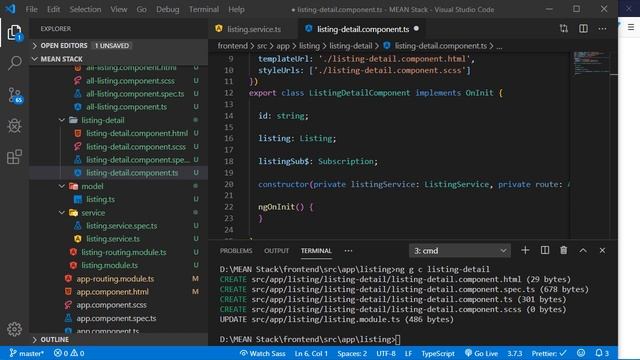 Mongo db + Express + Angular + Node = MEAN Stack Tutorial in Hindi #13 Front-End Listing Detail