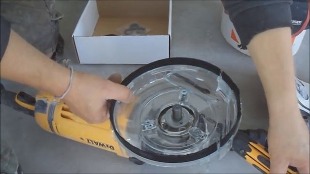 How To Replace Universal Dust Shroud Dewalt Hand Grinder For Concrete Grinding Mryoucandoityourself