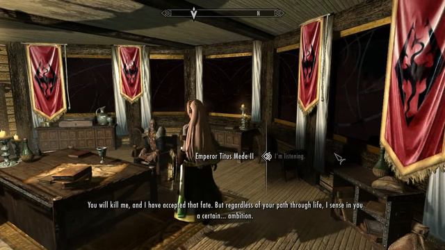 Skyrim: Luke Megurine assasinates the Emperor