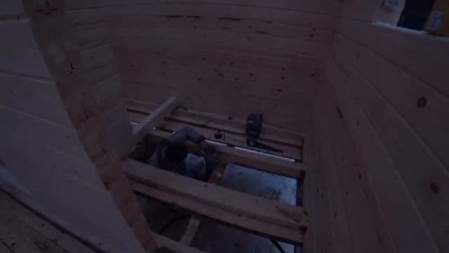 Зима. МИЛЁХОНЬКАЯ баня 6х4 с террасой. Под ключ. 10 дней. Трое в бытовке 2х3.