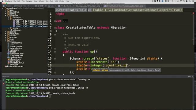 Laravel - Country and State Dropdown with AJAX - Part 1