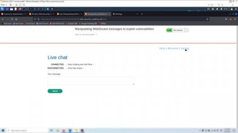 Lab: Manipulating WebSocket messages to exploit vulnerabilities