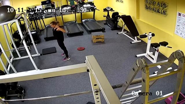 Видеонаблюдение в спортзале
