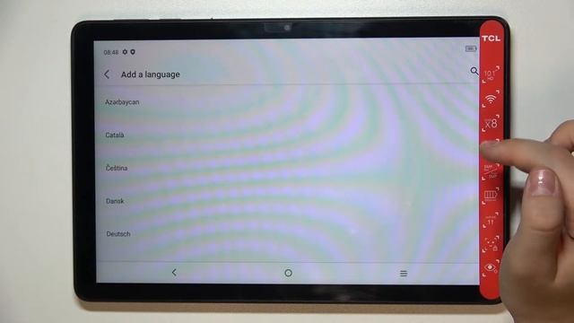 Как изменить язык системы TCL TAB 10 / Установка другого языка на TCL TAB 10