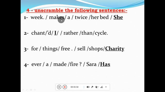 English Grade 4 Test 3