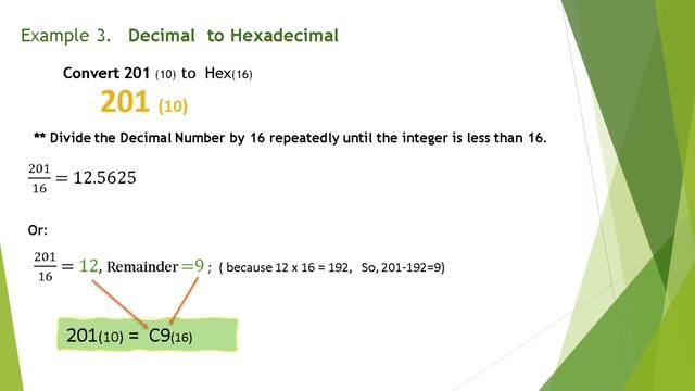 Hex to Dec and Dec to Hex Conversion
