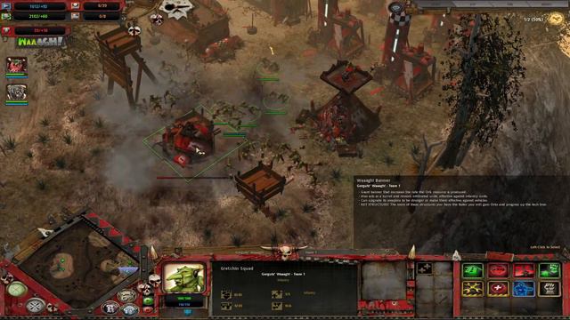 Warhammer 40k: Dawn of War Dark Crusade - Orkz Campaign - Let's Stream - 2