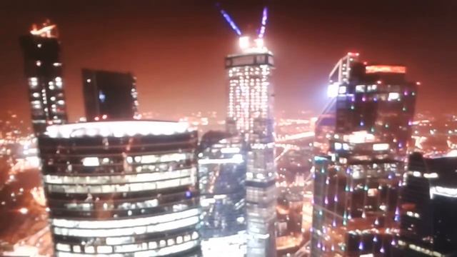 Москва сити ночью1