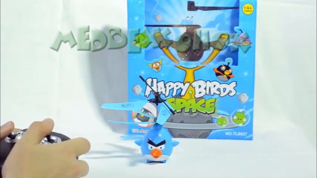 Радиоуправляемый вертолет   летающая птица Happy Birds Space