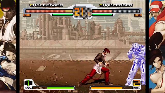 Трейлер SNK vs. Capcom SVC Chaos (Orochi Iori vs. Violent Ken Combo, геймплей)