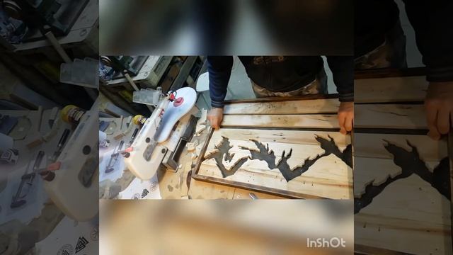 Из хлама! Картина из поддонов