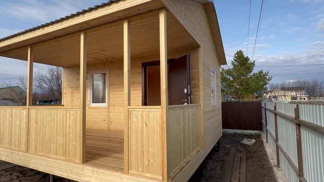 Дачный домик с террасой 5/5м от компании Лесное раздолье Омск