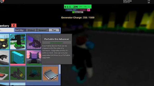 бесконечный tycoon в Roblox  2