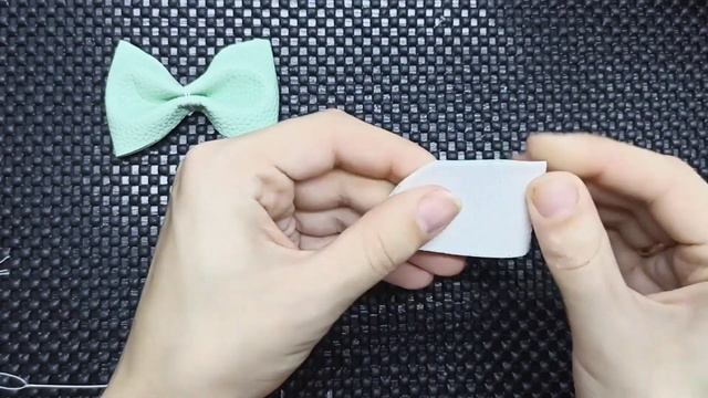 DIYэлегантный и простой бант из экокожи без шаблоналегко и простотоп продаж