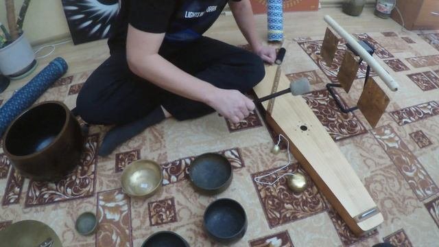 10 Поющие чаши для сна, массажа. Тибетские чаши для чакр Медитация. Звукотерапия Рейки. Singing Bow
