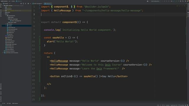 ⚡ Qwik Component Event Handlers