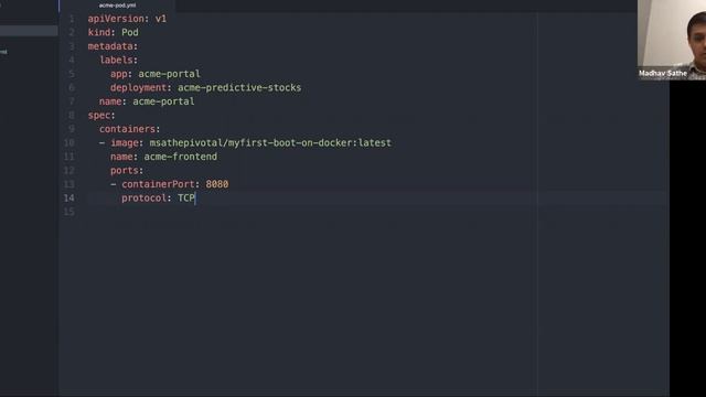 PKS demo part2 - Creating POD and Service YML