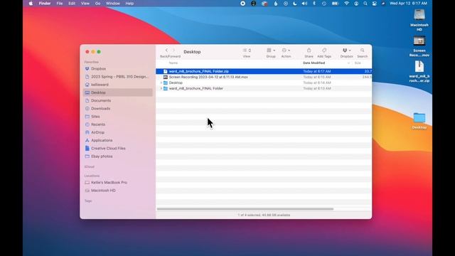 Zip or compress a file on a Mac - Tutorial