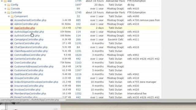 Accessing Redmine's annotate feature