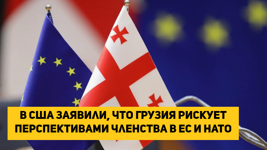 В США заявили, что Грузия рискует перспективами членства в ЕС и НАТО