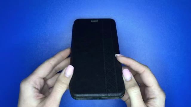 Чехол книжка Samsung Galaxy М11 черный.mp4