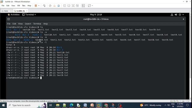 ls mkdir command in linux