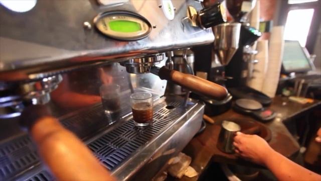How to make a cappuccino by Square One Coffee in downtown Lancaster