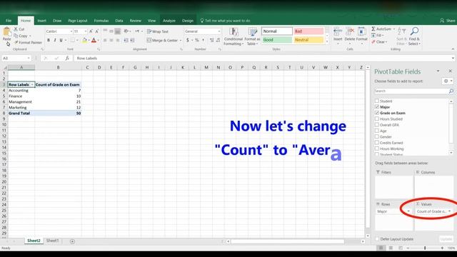 How to Create a Pivot Table in Excel