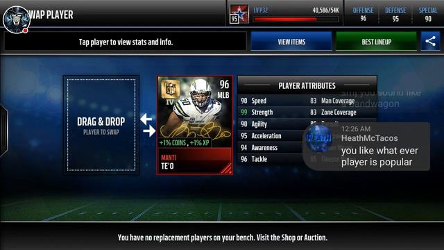 Madden NFL Mobile Dallas Cowboys Week 10-13
