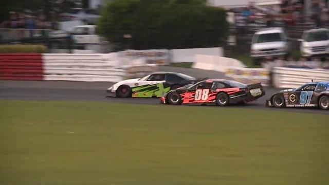 Crazy Start and First Time Winner in Street Stock Race at Bowman Gray Stadium