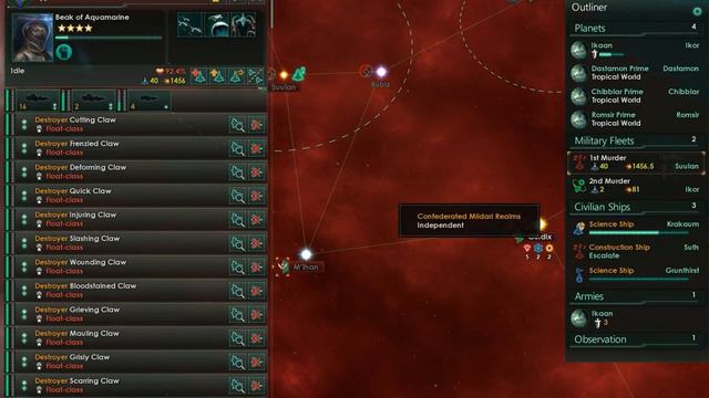 Stellaris 1.2.1 Gameplay: Tucan Empire #4: A Spiritual Quest