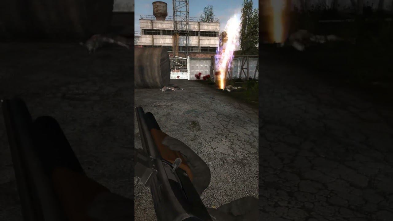 БОЛОТНАЯ ТВАРЬ ЧУТЬ НЕ СОЖРАЛА - Сталкер ОП 2.2 Mod Pack LSC short #shorts
