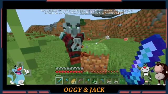 Minecraft  Oggy Craft God Armor With Jack  Minecraft Pe  In Hindi  Rock Indian Gamer 