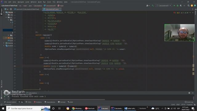 CALCULADORA INTELLIJ-IDEA JAVA